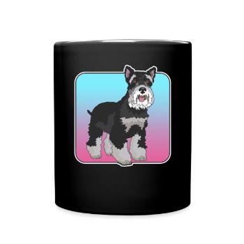 Schnauzer miniature Propriétaire | Cadeau Schnauzer Chien - Mug uni - noir - Devant