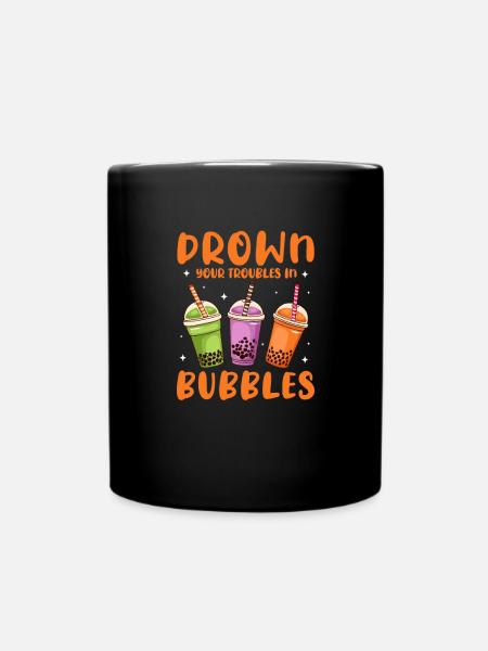 Bubble Tea - Tasse einfarbig - Schwarz
