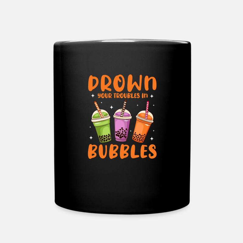 Bubble Tea - Tasse einfarbig - Schwarz