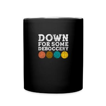 Boccia - Tasse einfarbig - Schwarz - Vorne