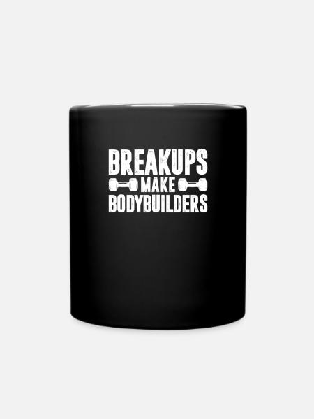 Bodybuilder Body Building Fitness Gym Geschenk - Tasse einfarbig - Schwarz