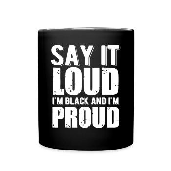 Black History Month Black History - Tasse einfarbig - Schwarz - Vorne