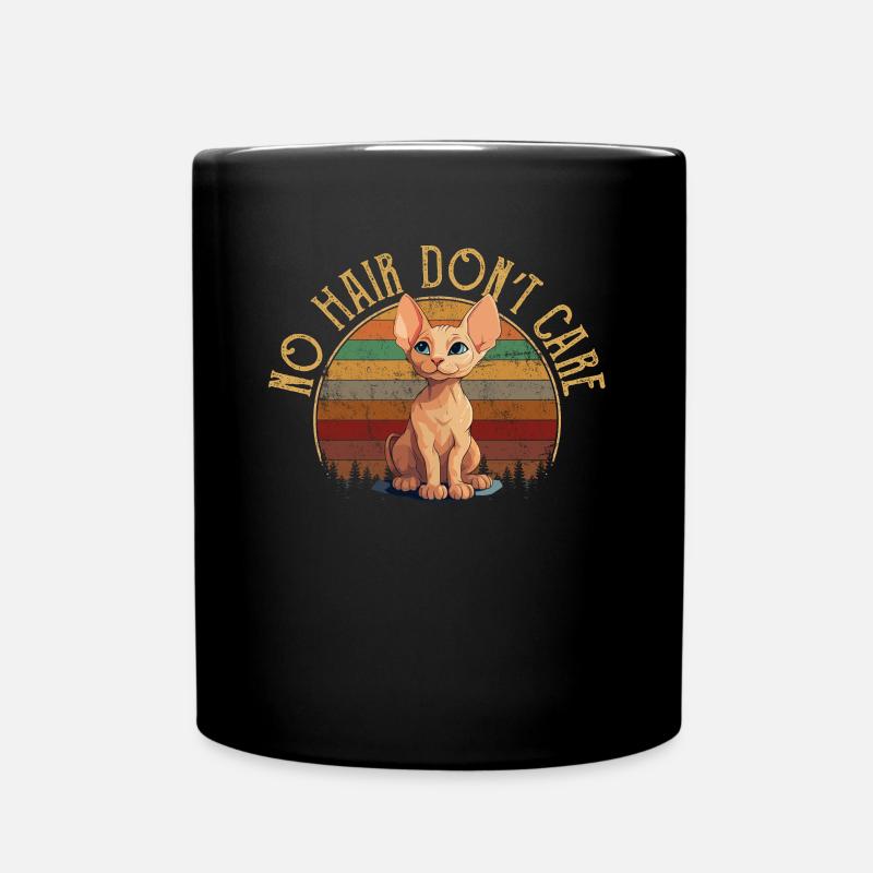 sphynx cat - Tasse einfarbig - Schwarz