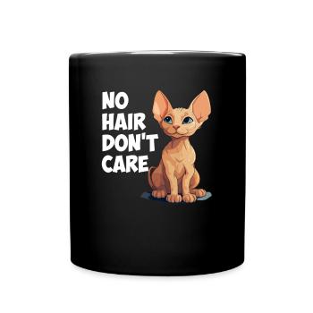 sphynx cat - Tasse einfarbig - Schwarz - Vorne