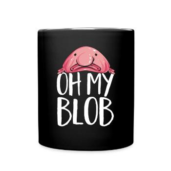 Blob fish - Full Colour Mug - black - Front