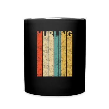 Hurling Irish Sport Team Gaelic Football Vintage - Tasse einfarbig - Schwarz - Vorne