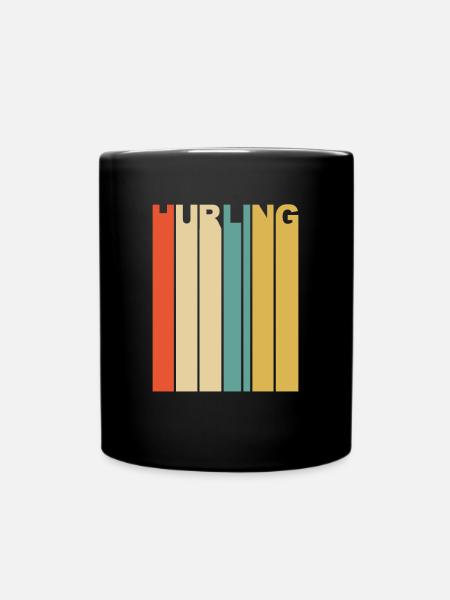 Gaelic Football Vintage Hurling Irish Sport Team - Full Colour Mug - black