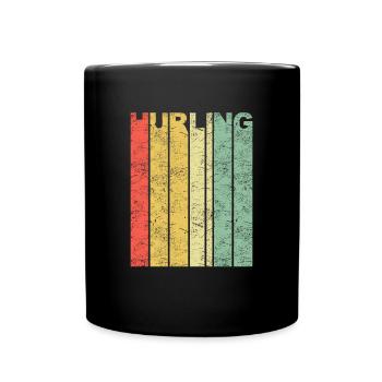 Gaelic Football Retro Vintage Hurling Irland - Tasse einfarbig - Schwarz - Vorne