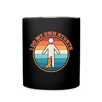 Extremsport Lustiges Sportler Geschenk - Tasse einfarbig - Schwarz - Vorne