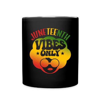 Juneteenth Vibes uniquement - Mug uni - noir - Devant