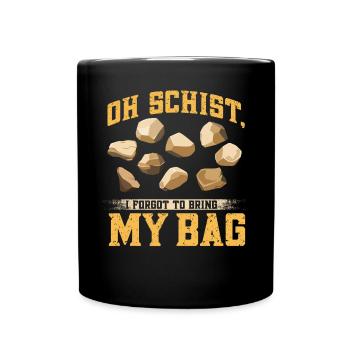 Funny Mineral Hunt Rock Geologist - Full Colour Mug - black - Front