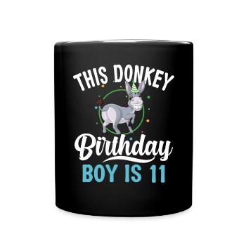 Cadeaux d’amoureux de l’âne - Mug uni - noir - Devant