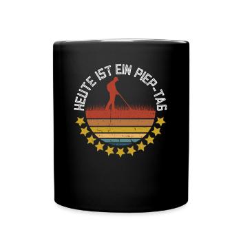 Heute Ist Ein Piep-Tag - Metalldetektor - Tasse einfarbig - Schwarz - Vorne