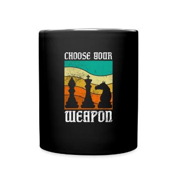 Chess - Full Colour Mug - black - Front