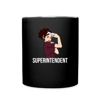 superintendent definition - Tasse einfarbig - Schwarz - Vorne