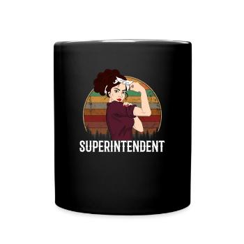 superintendent definition - Tasse einfarbig - Schwarz - Vorne