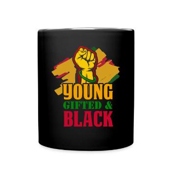 Black History Month Black History - Tasse einfarbig - Schwarz - Vorne