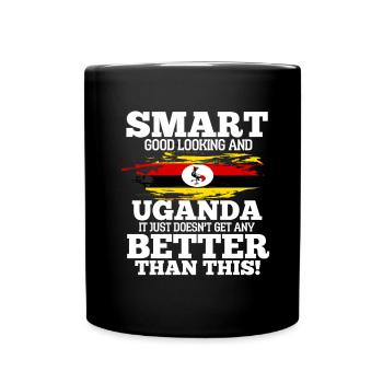 Uganda - Full Colour Mug - black - Front