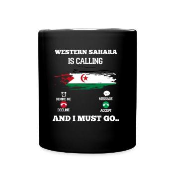 Western Sahara - Full Colour Mug - black - Front