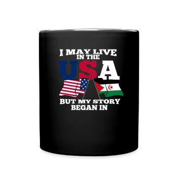 Western Sahara - Full Colour Mug - black - Front