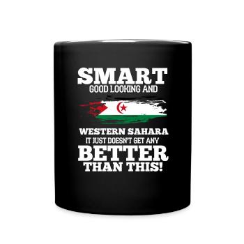Western Sahara - Full Colour Mug - black - Front