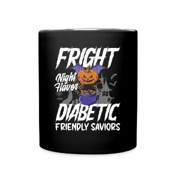 Fright Night Flavors Sauveurs adaptés aux diabétiques - Mug uni - noir - Devant