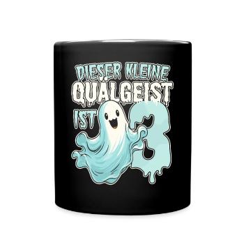 Dieser kleine Quälgeist ist 3 - drei Jahre - 3. - Tasse einfarbig - Schwarz - Vorne