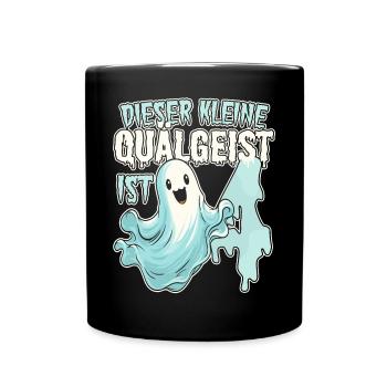 Dieser kleine Quälgeist ist 4 - vier Jahre - 4. - Tasse einfarbig - Schwarz - Vorne