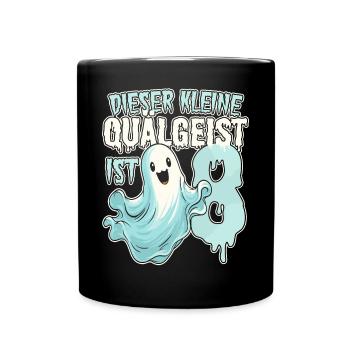Dieser kleine Quälgeist ist 8 - acht Jahre - 8. - Tasse einfarbig - Schwarz - Vorne