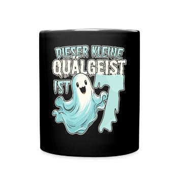 Dieser kleine Quälgeist ist 7 - sieben Jahre - 7. - Tasse einfarbig - Schwarz - Vorne