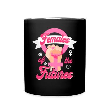 Femmes féministes du futur - Mug uni - noir - Devant