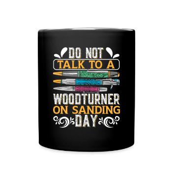 Pen Turning Kit - Full Colour Mug - black - Front