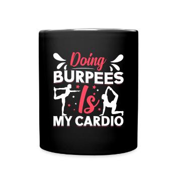 Burpees Exercices Entraînement - Mug uni - noir - Devant