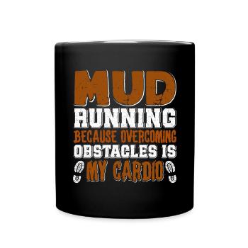 Perfect funny Race - Tasse einfarbig - Schwarz - Vorne