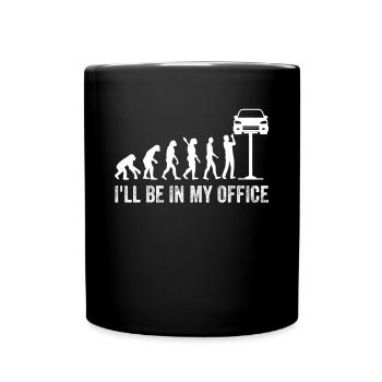 Auto Mechanic - I'll Be In My Office - Funny Mecha - Full Colour Mug - black - Front
