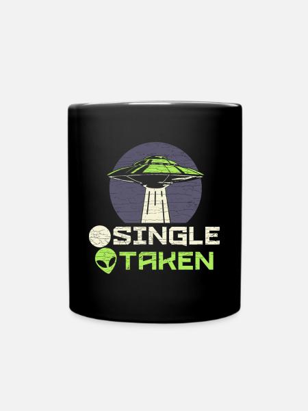 Alien Abduction Ufo - Tasse einfarbig - Schwarz