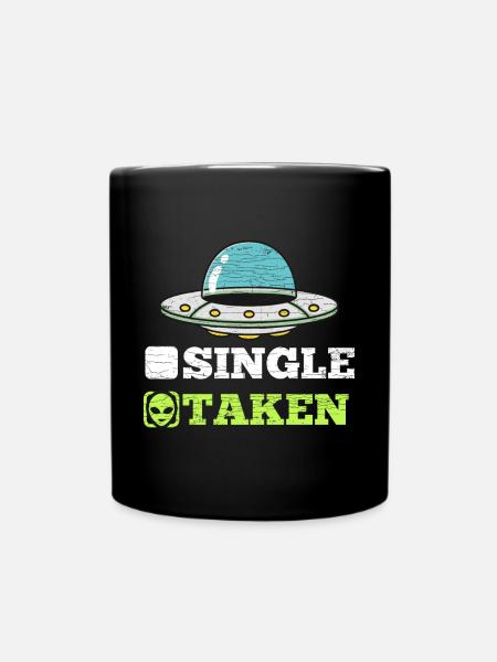 Alien Abduction Außerirdisch Ufo - Tasse einfarbig - Schwarz