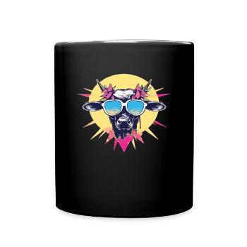 Cow Cow Head Cows Agriculture Cow Farmer - Full Colour Mug - black - Front