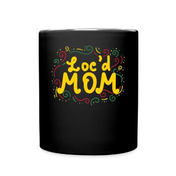 Dreadlocks Rastafari Rasta Afro - Mug uni - noir - Devant