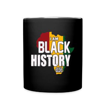 Black History Month Black History - Tasse einfarbig - Schwarz - Vorne