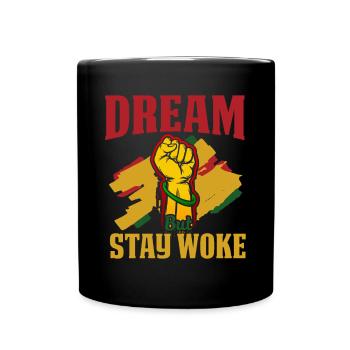 Black History Month Black History - Tasse einfarbig - Schwarz - Vorne