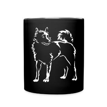 Schipperke « Édition Noire » - Mug uni - noir - Devant