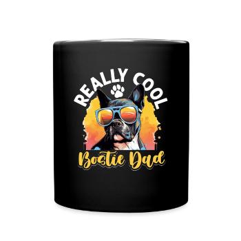 Boston Terrier Bostie Dog Breed Pet - Full Colour Mug - black - Front