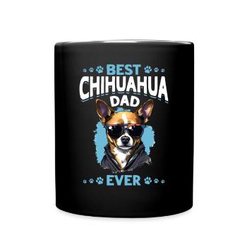 Chihuahua Chiwawa Dog Breed Pet - Best Chihuahua - Tasse einfarbig - Schwarz - Vorne