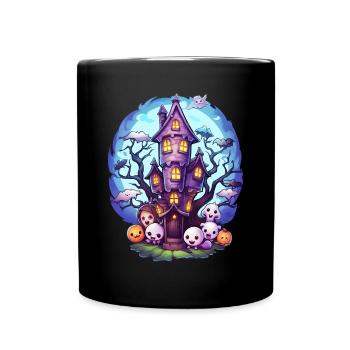 Anime Haunted House - Full Colour Mug - black - Front