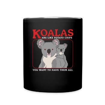 Koala Koalas Koala Bear Koala Bears Cadeau - Mug uni - noir - Devant