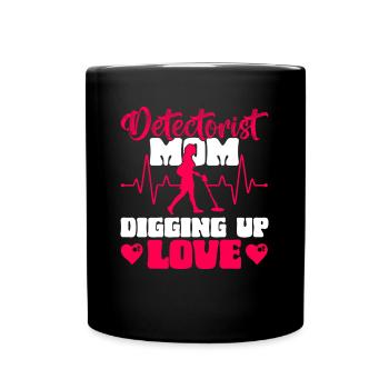 Détecteur de métaux Détecteur Maman Fête des mères - Mug uni - noir - Devant