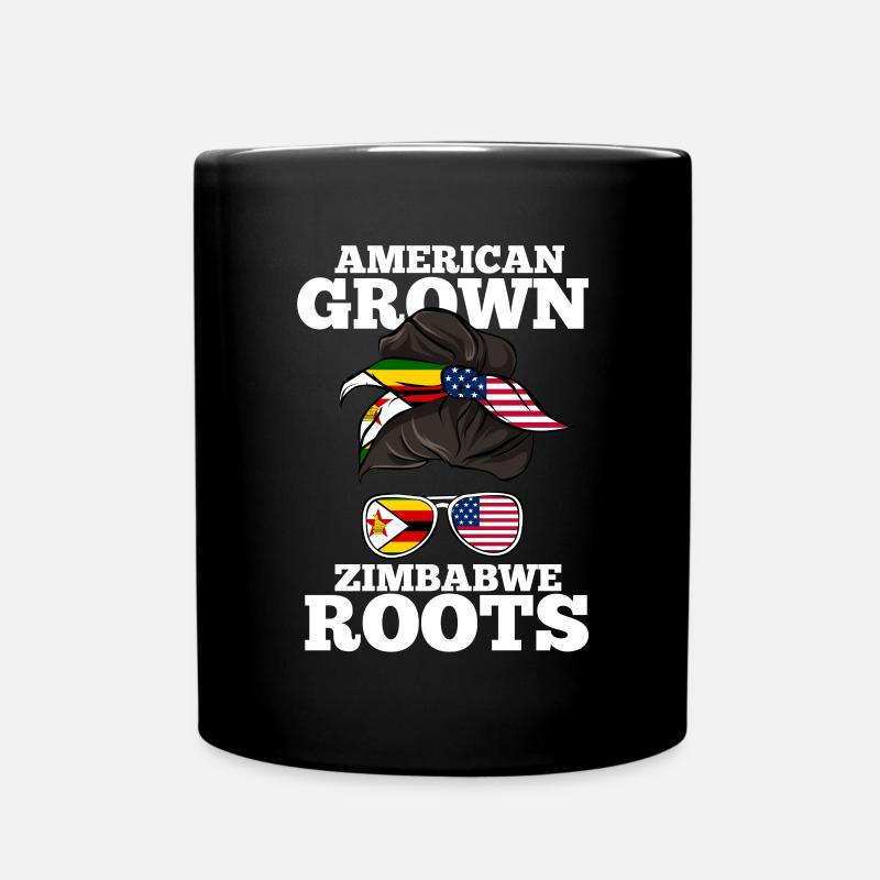 Zimbabwe - Full Colour Mug - black