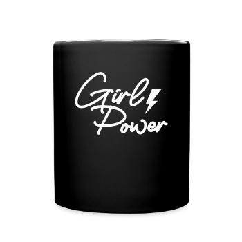 Girl Power - Inspirational - Full Colour Mug - black - Front