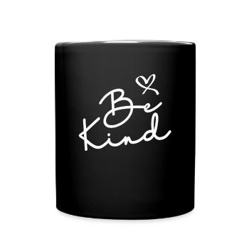 Be Kind - Inspirational - Full Colour Mug - black - Front